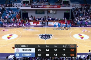 北京师大女篮四强首回合击败清华大学 张笑15+14 张涛17+16+7+5断